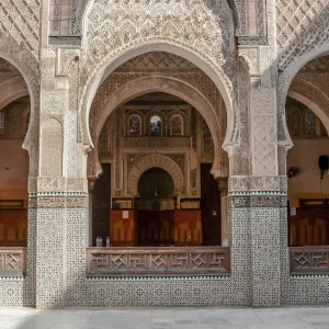 Visiting the Bou Inania Madrasa in Fes